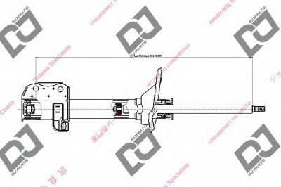 DJ PARTS ds1512gs -  Амортизатор